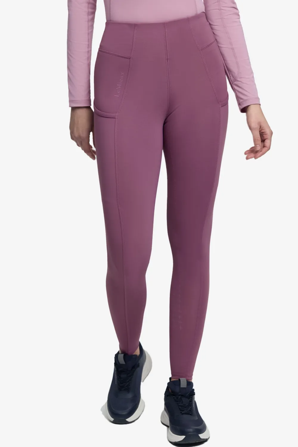 LeMieux Lemieux|Ridbyxor & Tights-Ridtight Naomi Full Grip Mallow