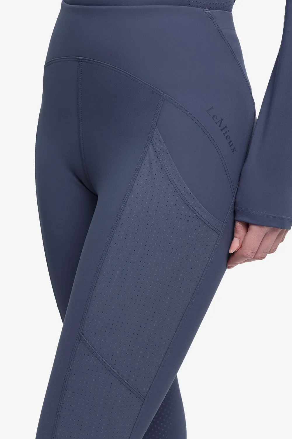 LeMieux Lemieux|Ridbyxor & Tights-Ridtights Airflow Full Grip Shadow