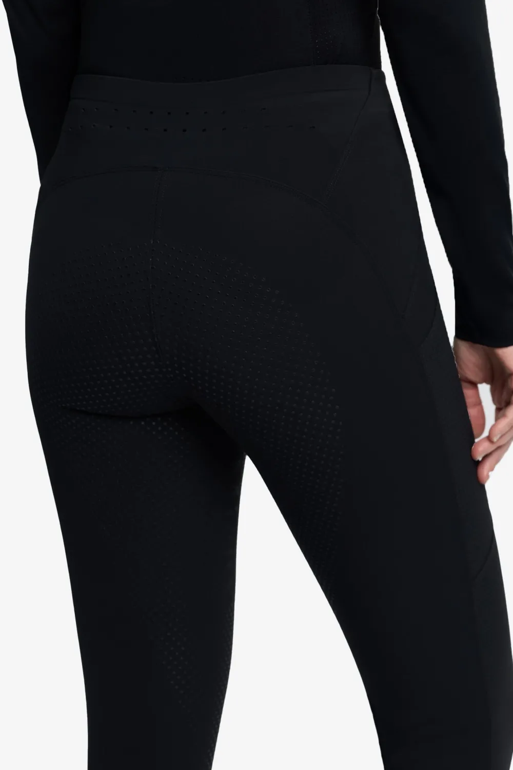 LeMieux Lemieux|Ridbyxor & Tights-Ridtights Airflow Full Grip Svart