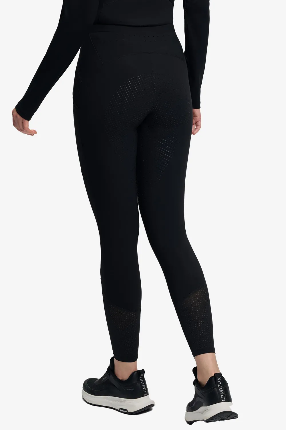 LeMieux Lemieux|Ridbyxor & Tights-Ridtights Airflow Full Grip Svart