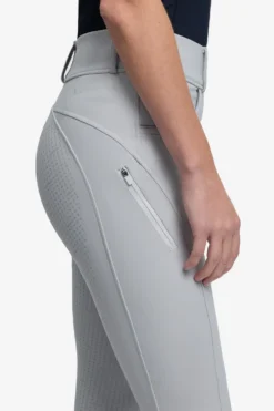 LeMieux Lemieux|Ridbyxor & Tights-Ridtights Amy Full Grip Light Grey