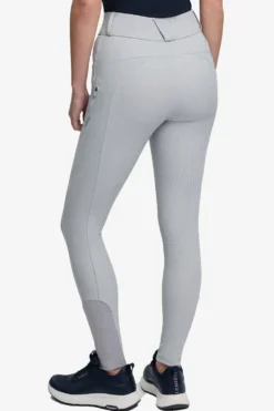 LeMieux Lemieux|Ridbyxor & Tights-Ridtights Amy Full Grip Light Grey