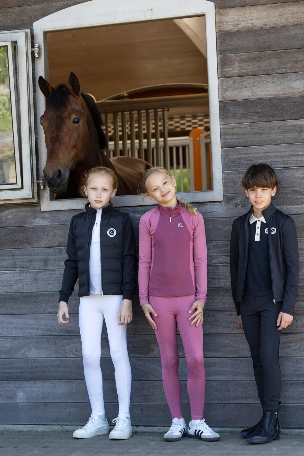 Barn Kingsland Kingsland|Ridbyxor & Tights-Ridtights KLLilo Full Grip Junior Navy