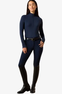 Ariat Ariat|Tröjor & Toppar-Ridtröja ovei 1/2 Navy Ecipe