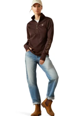 Ariat Ariat|Tröjor & Toppar-Ridtröja Tea EQ 1/2 Zip Java
