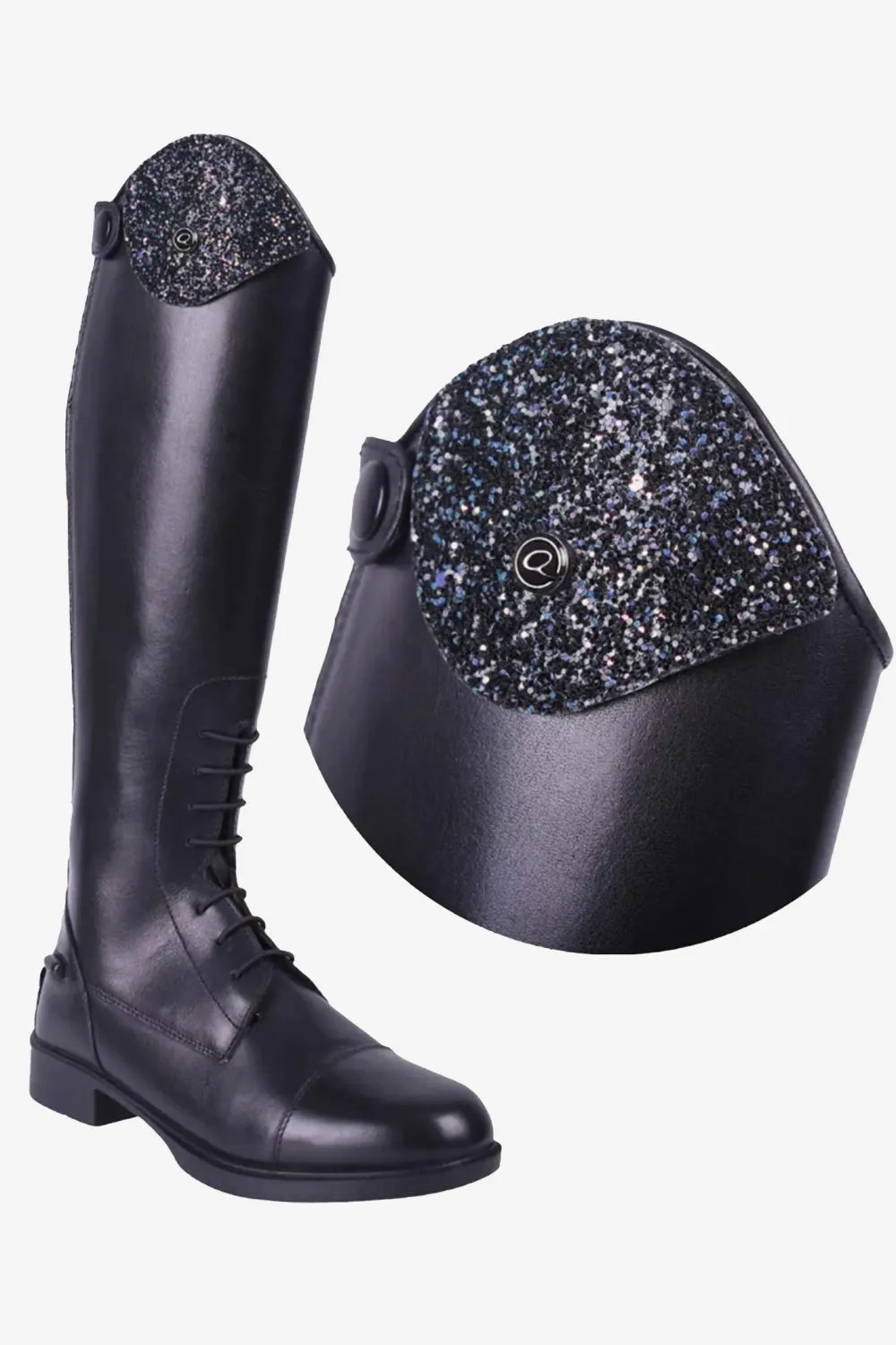 Barn QHP Qhp|Ridstövlar Barn-Romy Top Glitz Navy