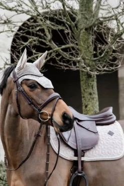 Kentucky Horsewear Kentucky Horsewear|Schabrak & Huvor-Schabrak Basic Velvet Beige