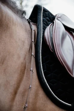 Kentucky Horsewear Kentucky Horsewear|Schabrak & Huvor-Schabrak Basic Velvet Svart