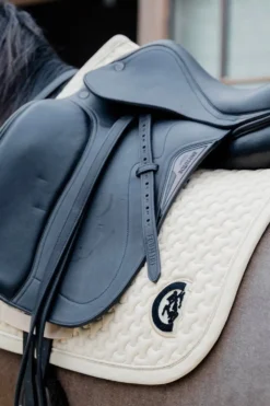 Kentucky Horsewear Kentucky Horsewear|Schabrak & Huvor-Schabrak 3D Logo Beige