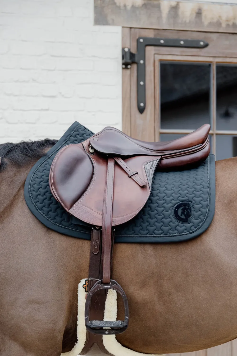 Kentucky Horsewear Kentucky Horsewear|Schabrak & Huvor-Schabrak 3D Logo Pine Green