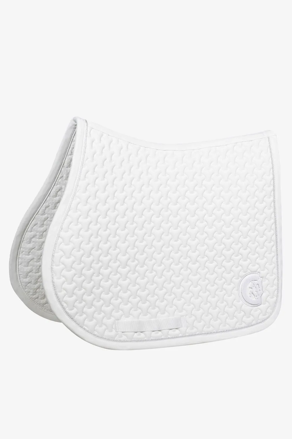 Kentucky Horsewear Kentucky Horsewear|Schabrak & Huvor-Schabrak 3D Logo Vit