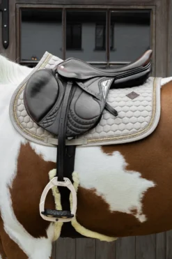 Kentucky Horsewear Kentucky Horsewear|Schabrak & Huvor-Schabrak Glitterband Beige