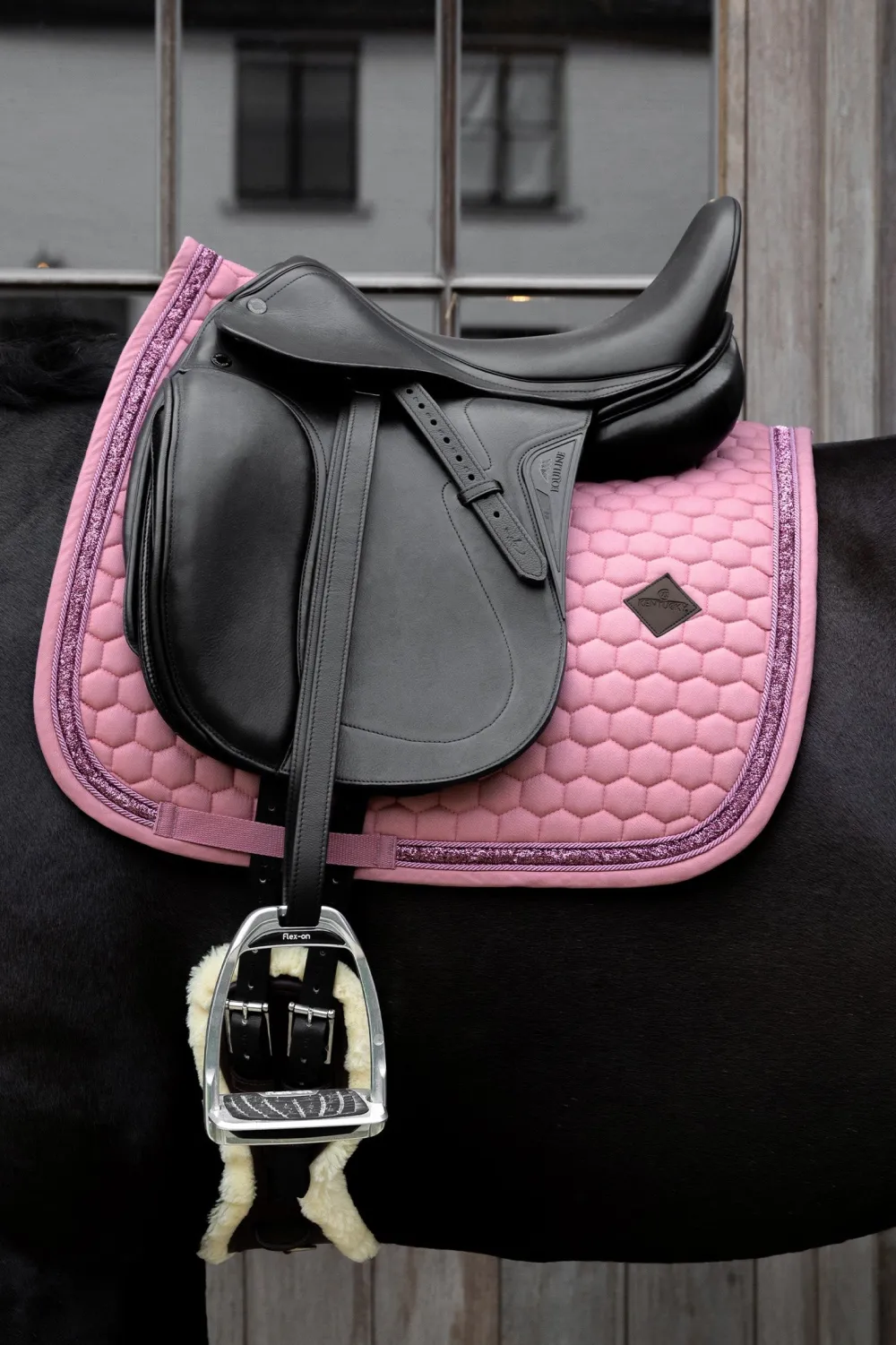 Kentucky Horsewear Kentucky Horsewear|Schabrak & Huvor-Schabrak Glitterband Fuschia