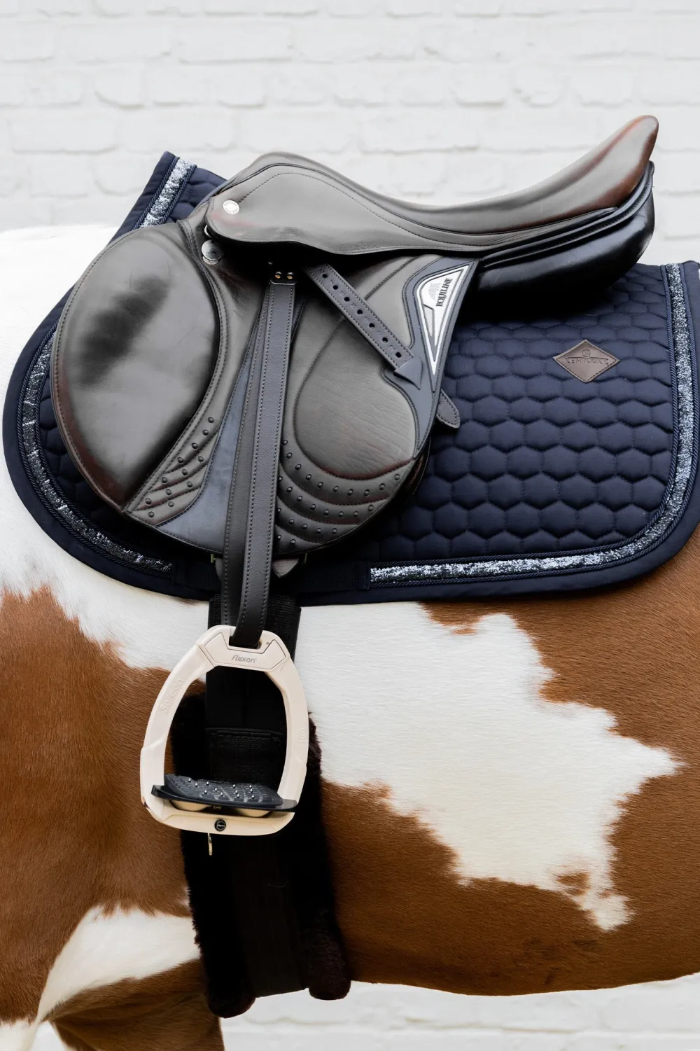 Kentucky Horsewear Kentucky Horsewear|Schabrak & Huvor-Schabrak Glitterband Navy
