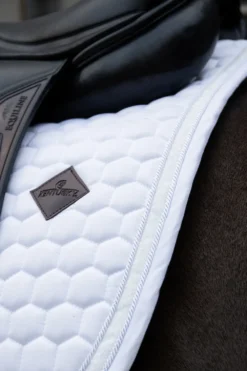 Kentucky Horsewear Kentucky Horsewear|Schabrak & Huvor-Schabrak Glitterband Vit/Vit