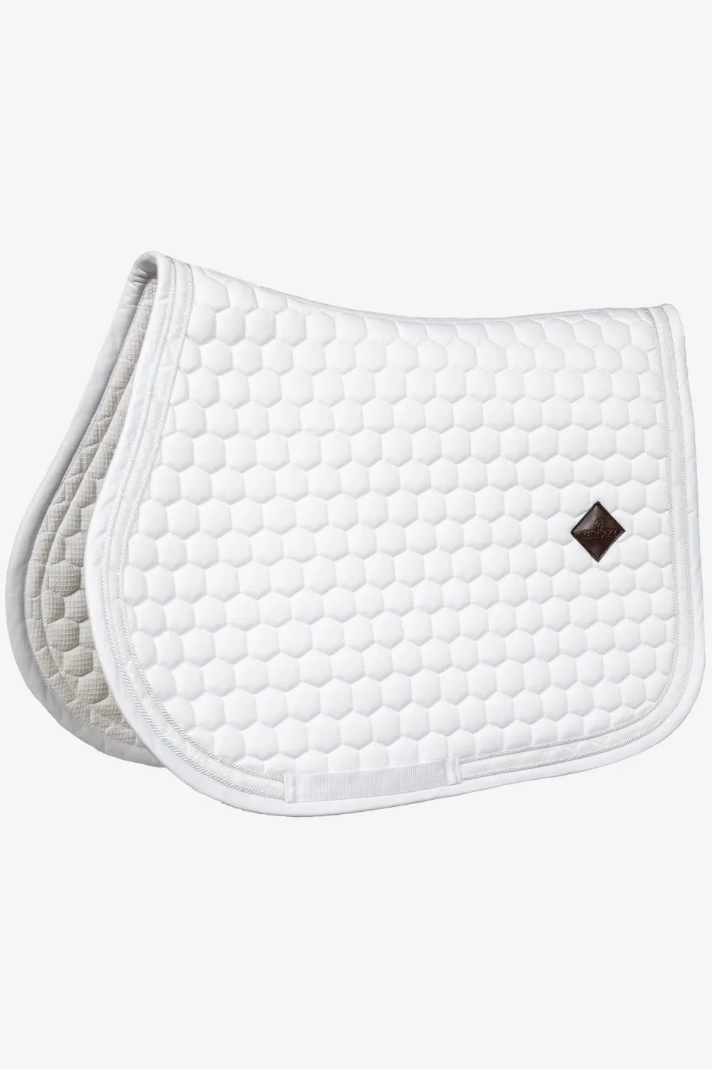 Kentucky Horsewear Kentucky Horsewear|Schabrak & Huvor-Schabrak Glitterband Vit/Vit