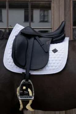 Kentucky Horsewear Kentucky Horsewear|Schabrak & Huvor-Schabrak Glitterband Vit/Vit