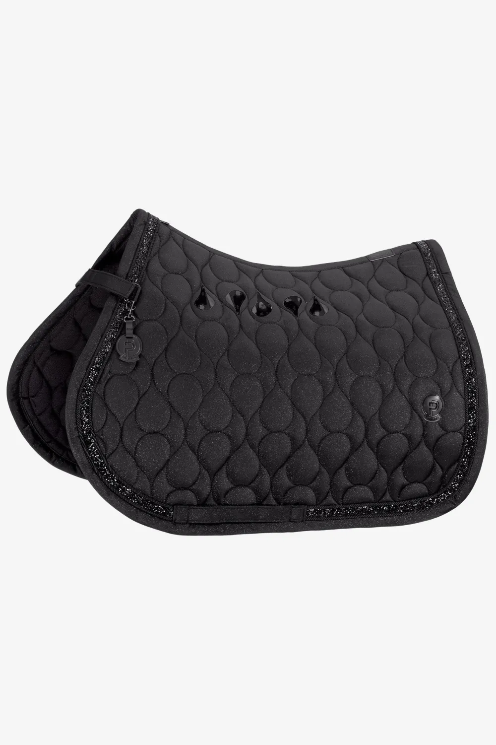 Eskadron Schabrak & Huvor|Eskadron-Schabrak Glitter Platinum-26 Svart