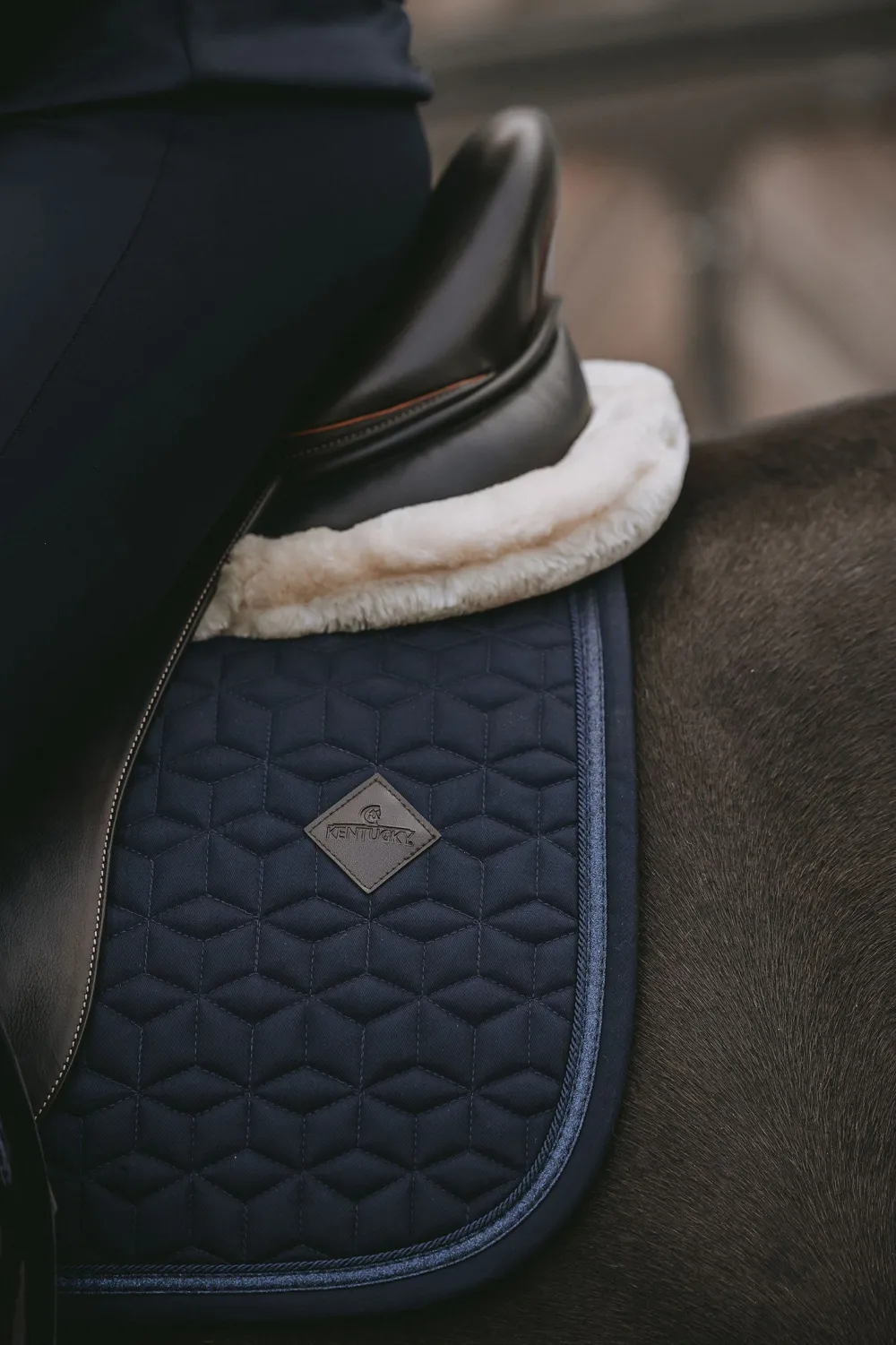 Kentucky Horsewear Schabrak & Huvor-Schabrak Glitter Rope Navy