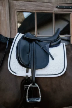 Kentucky Horsewear Kentucky Horsewear|Schabrak & Huvor-Schabrak Glitter Rope Vit/Svart