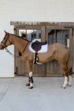 Kentucky Horsewear Kentucky Horsewear|Schabrak & Huvor-Schabrak Glitter Rope Vit/Svart