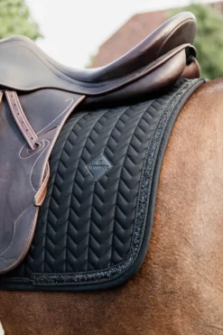 Kentucky Horsewear Schabrak & Huvor-Schabrak Glitter Stone Svart