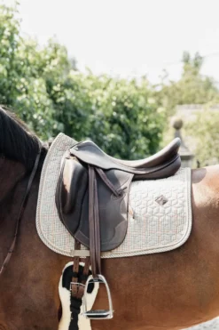 Kentucky Horsewear Schabrak & Huvor-Schabrak Pied-De-Poule Beige