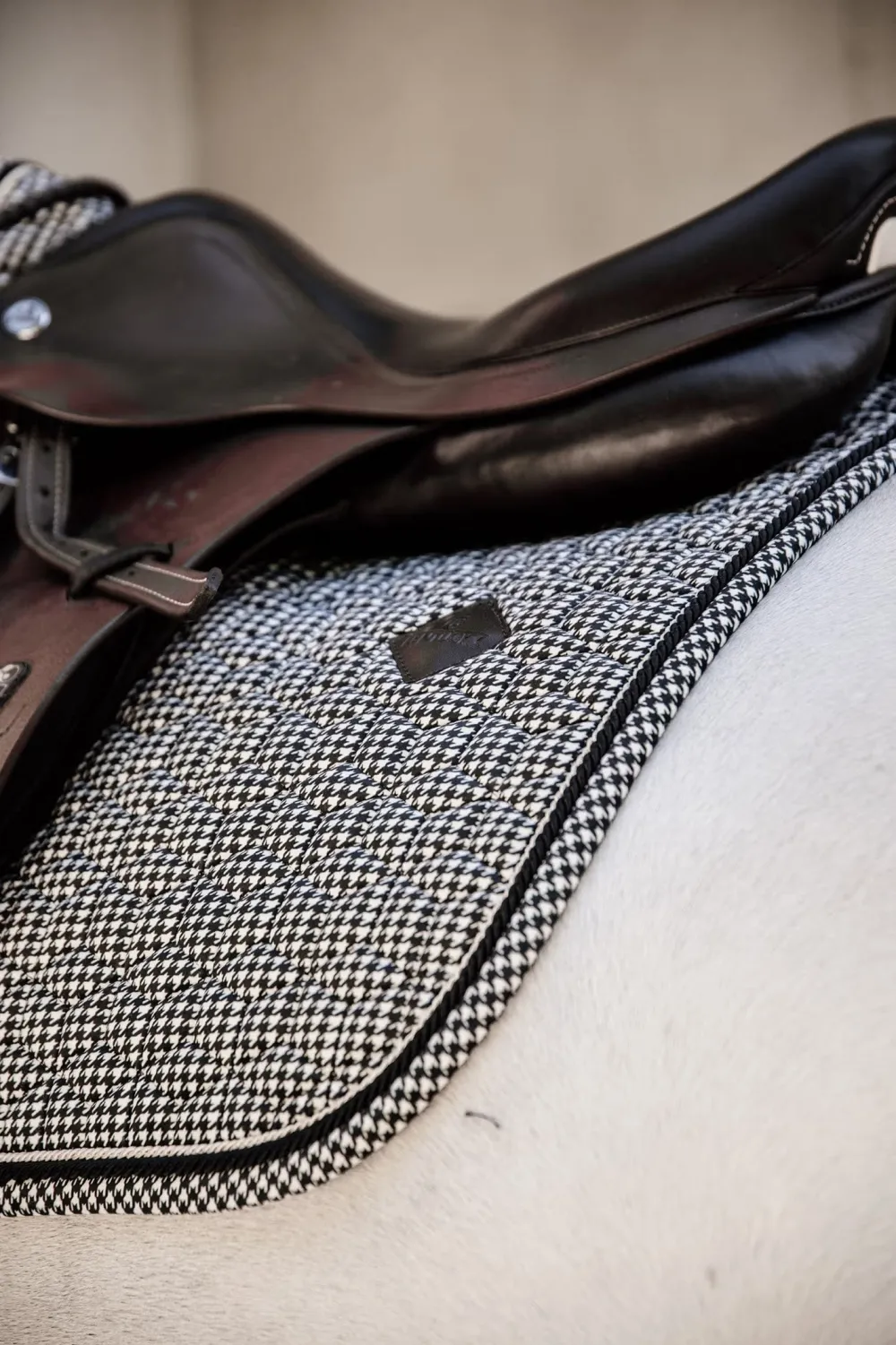 Kentucky Horsewear Kentucky Horsewear|Schabrak & Huvor-Schabrak Pied-De-Poule Svart