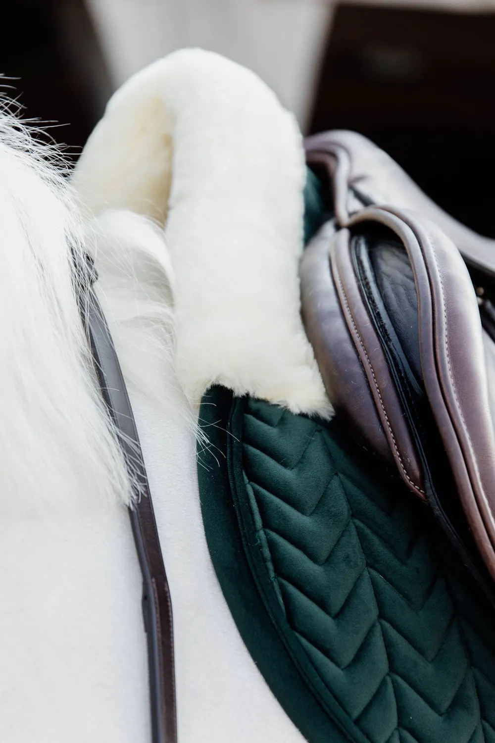 Kentucky Horsewear Schabrak & Huvor-Schabrak Skin Friendly Grön