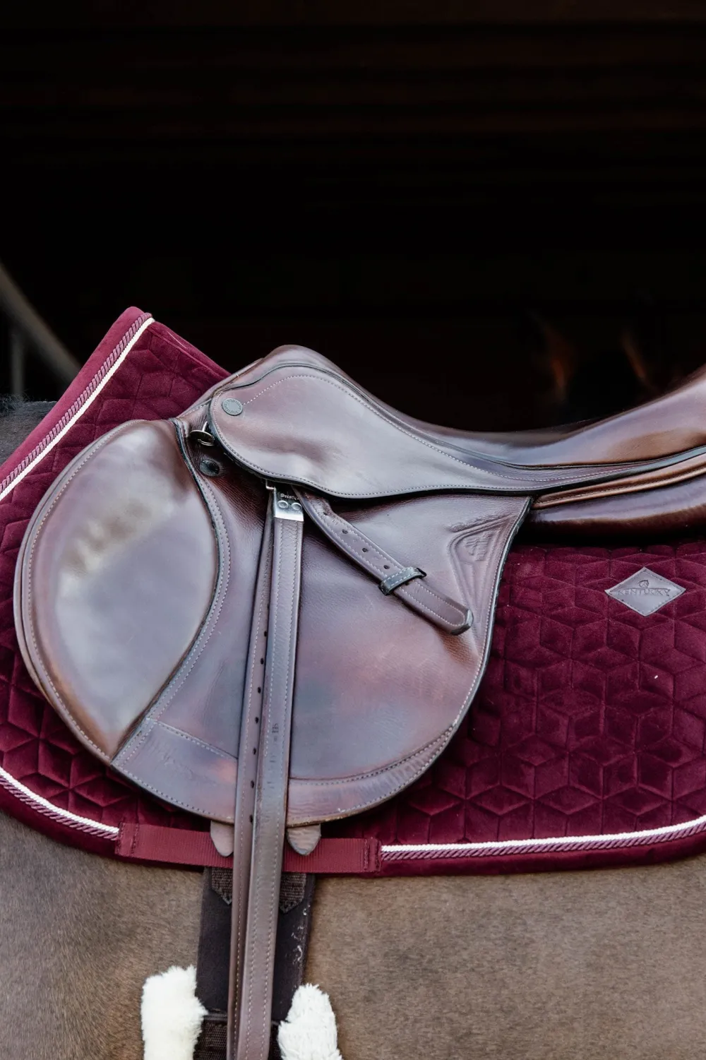 Kentucky Horsewear Kentucky Horsewear|Schabrak & Huvor-Schabrak Velvet Bordeaux