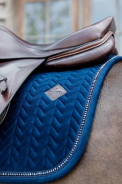 Kentucky Horsewear Kentucky Horsewear|Schabrak & Huvor-Schabrak Velvet Pearls Navy