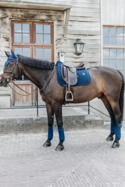Kentucky Horsewear Kentucky Horsewear|Schabrak & Huvor-Schabrak Velvet Pearls Navy