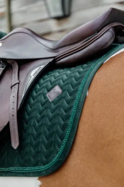 Kentucky Horsewear Kentucky Horsewear|Schabrak & Huvor-Schabrak Velvet Pearls Pine Green