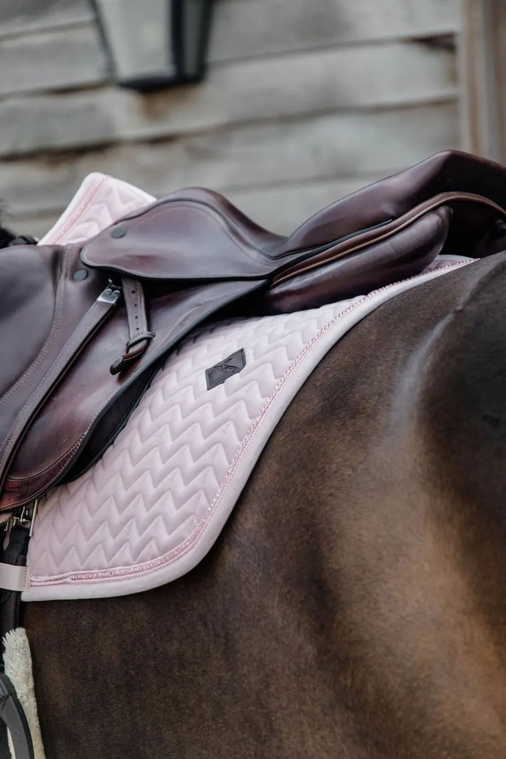 Kentucky Horsewear Kentucky Horsewear|Schabrak & Huvor-Schabrak Velvet Pearls Soft Rose