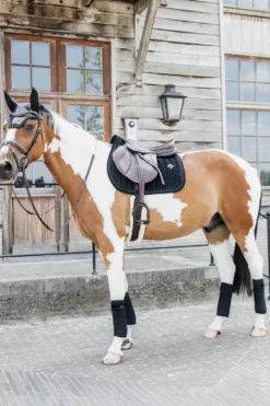 Kentucky Horsewear Kentucky Horsewear|Schabrak & Huvor-Schabrak Velvet Pearls Svart