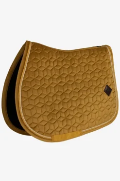 Kentucky Horsewear Schabrak & Huvor-Schabrak Velvet Ponny Mustard