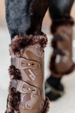 Kentucky Horsewear Kentucky Horsewear-Senskydd Baboo Fårskinn Brun/Brun