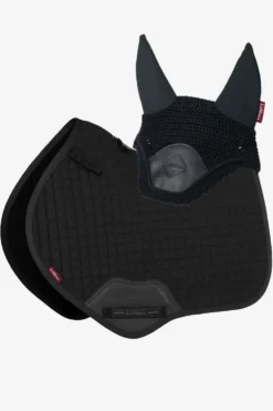LeMieux Lemieux-Set Bomulls Hoppschabrak + Huva Svart