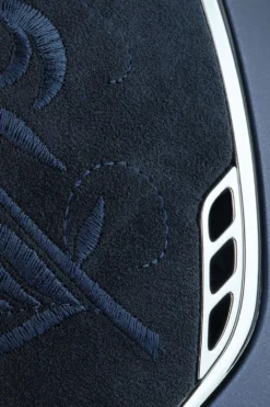 Samshield Ridhjälmar|Samshield-2.0 Shadowatt iss Shield Flower Ebroidery + Crystal Blazon Navy
