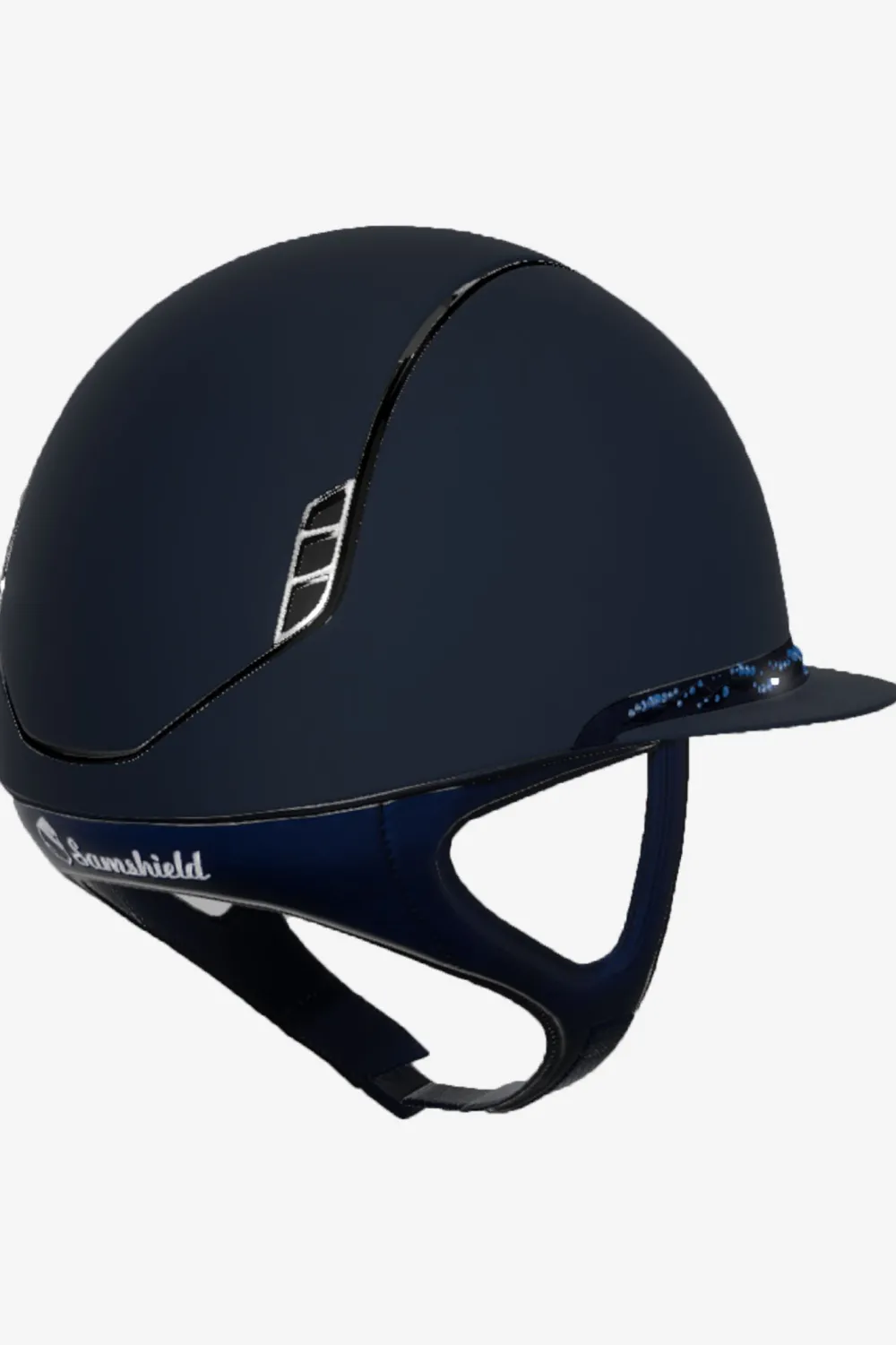 Samshield Ridhjälmar|Samshield-2.0 hadowatt i hied Fronta Band Fower warovki Navy