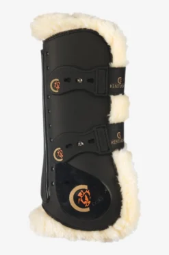 Kentucky Horsewear Benskydd & Benlindor-Sheepskin Senskydd Svart