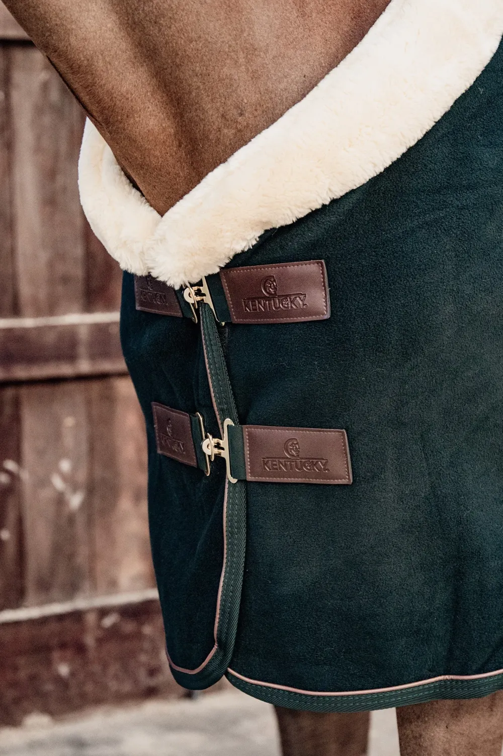 Kentucky Horsewear Kentucky Horsewear-Show Heavy Fleecetäcke Pine Green
