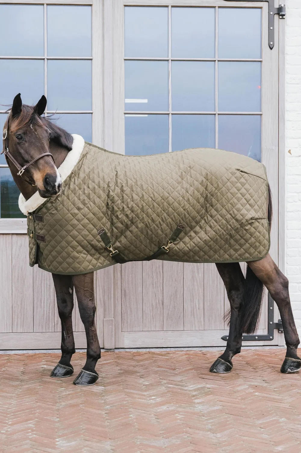 Kentucky Horsewear Hästtäcken & Flughuvor|Kentucky Horsewear-Show Rug g Khaki