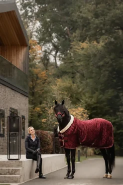 Kentucky Horsewear Hästtäcken & Flughuvor|Kentucky Horsewear-Show Rug Velvet g Bordeaux