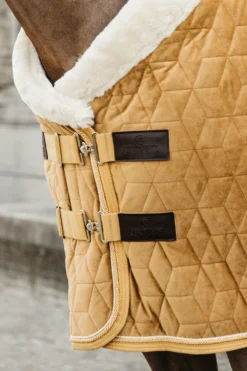 Kentucky Horsewear Hästtäcken & Flughuvor|Kentucky Horsewear-Show Rug Velvet g Mustard
