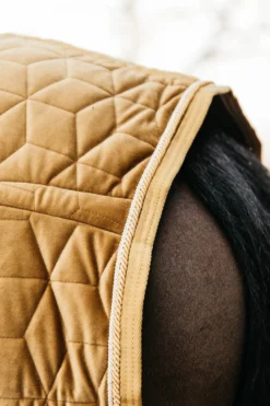 Kentucky Horsewear Hästtäcken & Flughuvor|Kentucky Horsewear-Show Rug Velvet g Mustard
