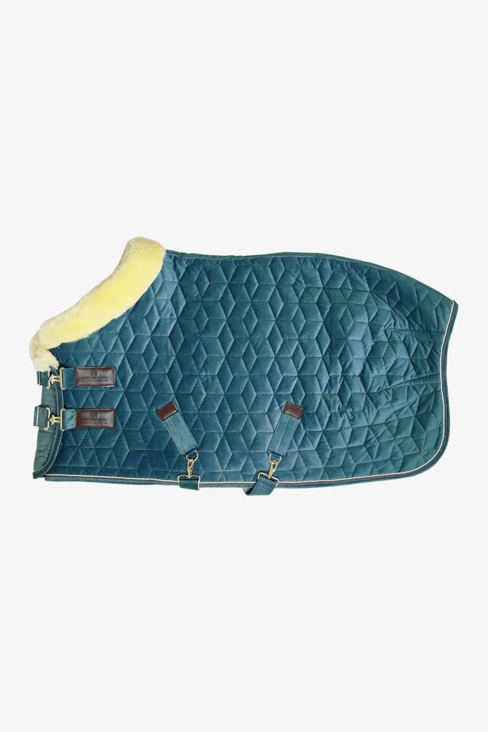 Kentucky Horsewear Hästtäcken & Flughuvor-Show Rug Velvet Tiny 160g Emerald