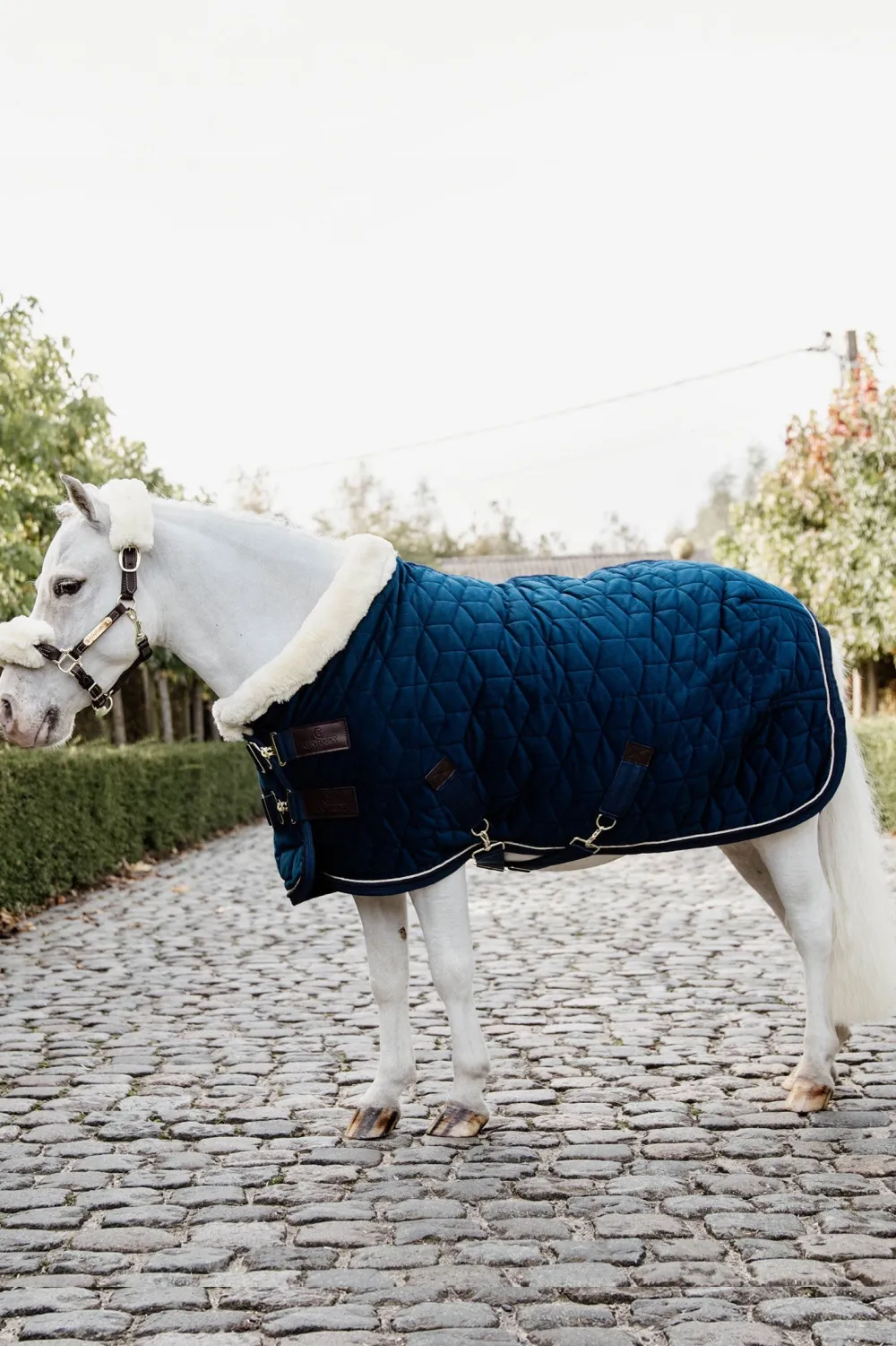Kentucky Horsewear Hästtäcken & Flughuvor|Kentucky Horsewear-Show Rug Vevet Tiny 160g Navy