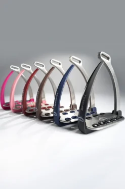 Veredus Veredus|Stigbyglar & Stigläder-Säkerhetsstigbygel Steel1 Vita Svart/Svart