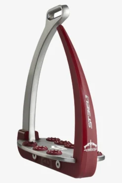Veredus Veredus|Stigbyglar & Stigläder-Säkerhetsstigbygel Steel1 Vita Bordeaux/Silver